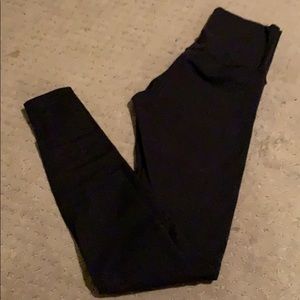 Hi-Rise Lululemon Wunder Under Black leggings